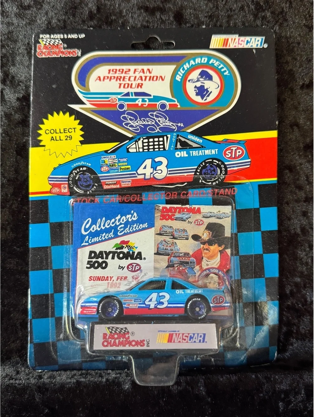 1992 Richard Petty #43 NASCAR Fan Appreciation Tour Collectible Car